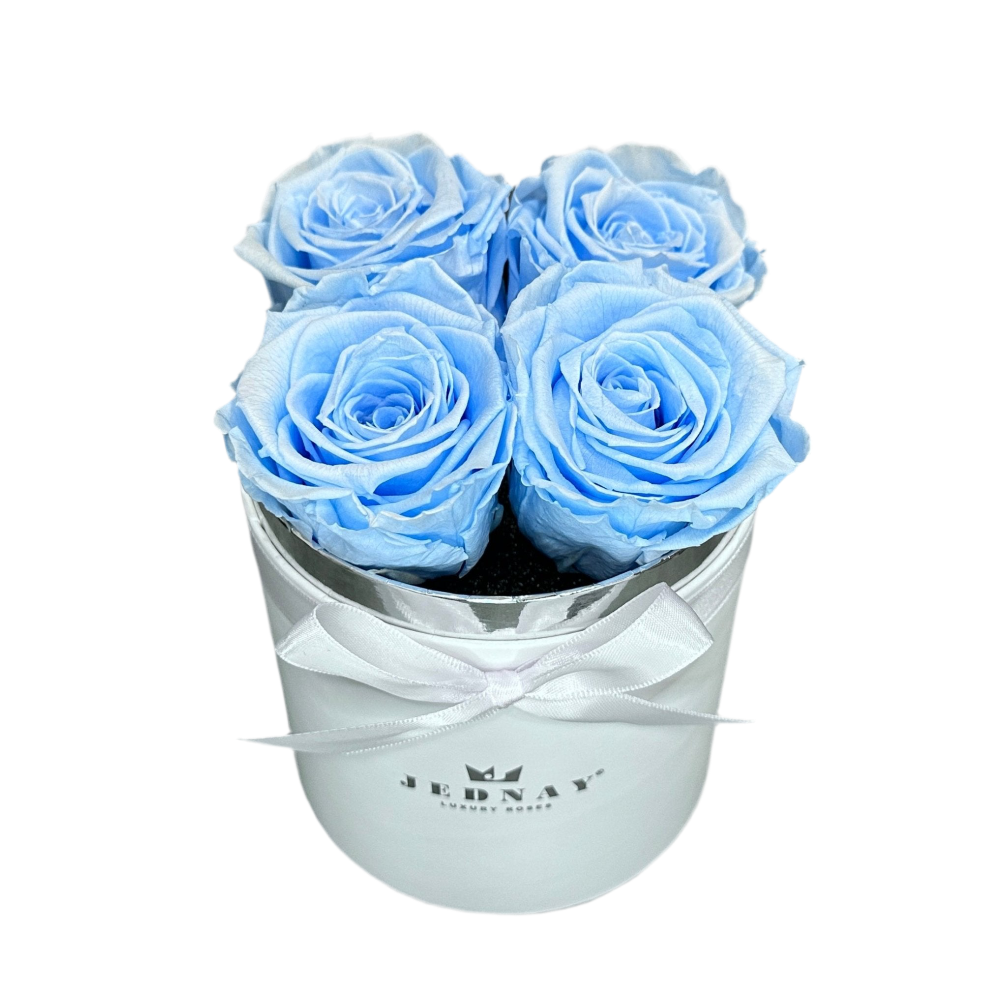 THE FOUR | SKY BLUE ETERNAL ROSES | WHITE BOX