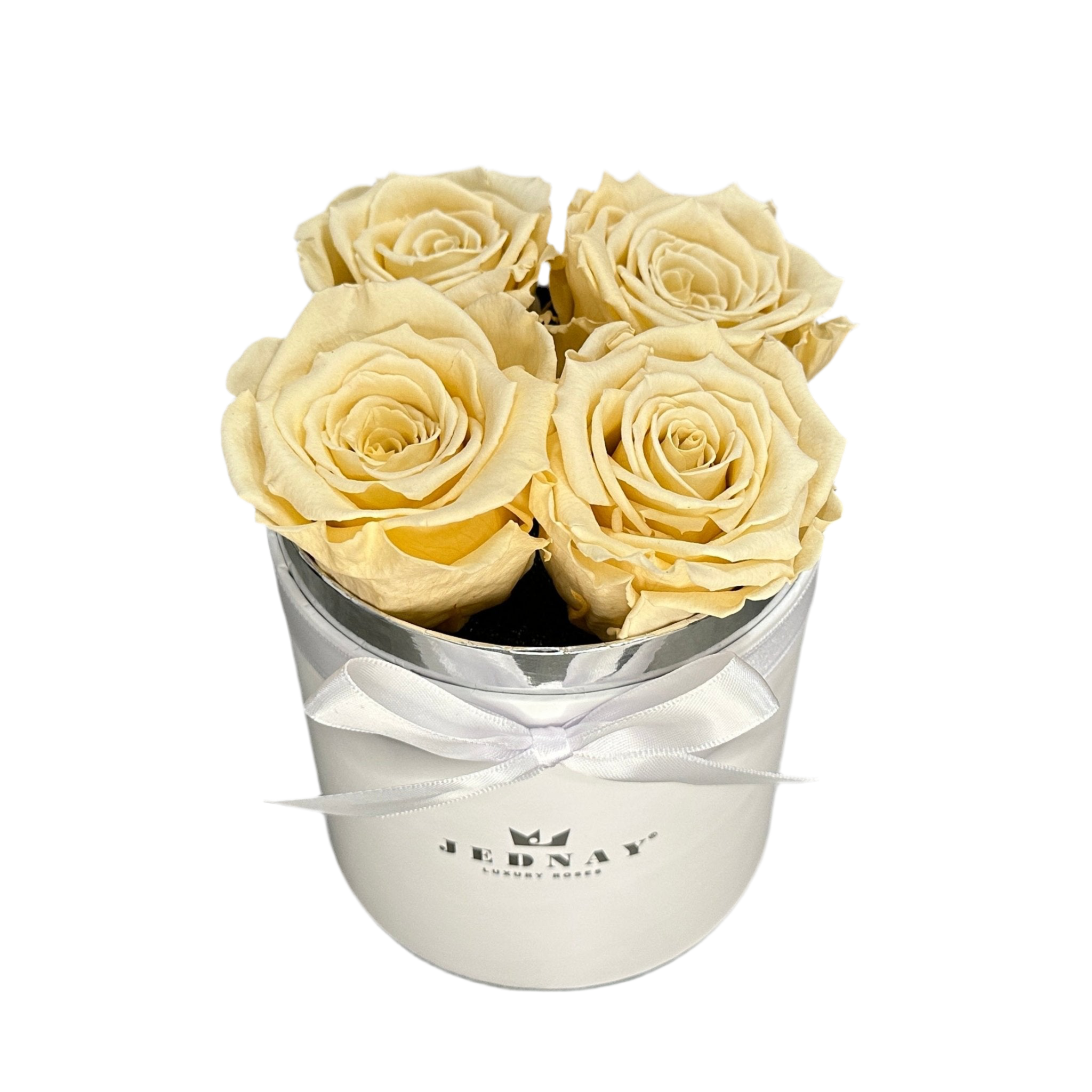 THE FOUR | CHAMPAGNE ETERNAL ROSES | WHITE BOX