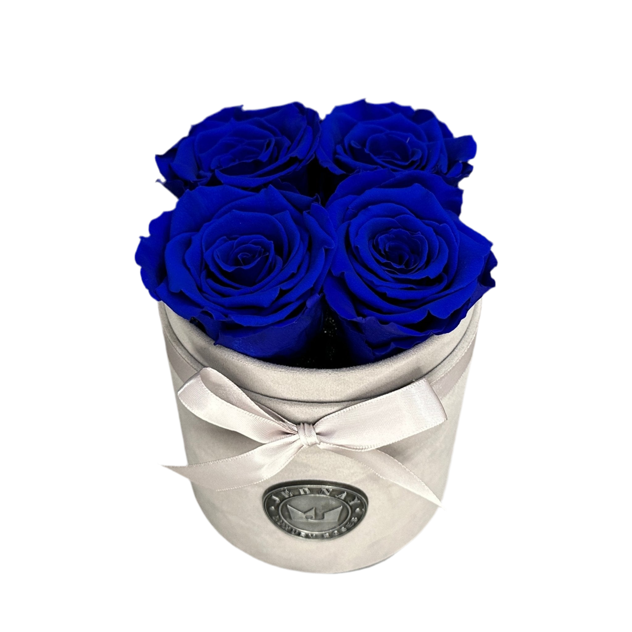 THE FOUR | DEEP BLUE SEA ETERNAL ROSES | GREY SUEDE BOX