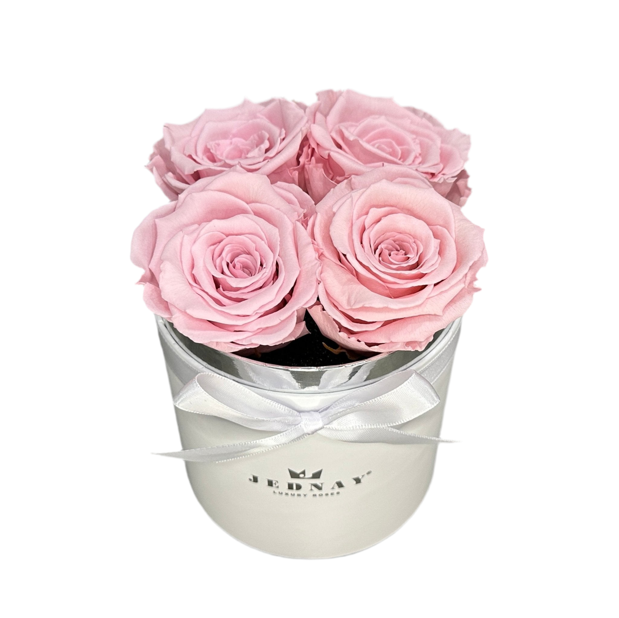 THE FOUR | SOFT PINK ETERNAL ROSES | WHITE BOX