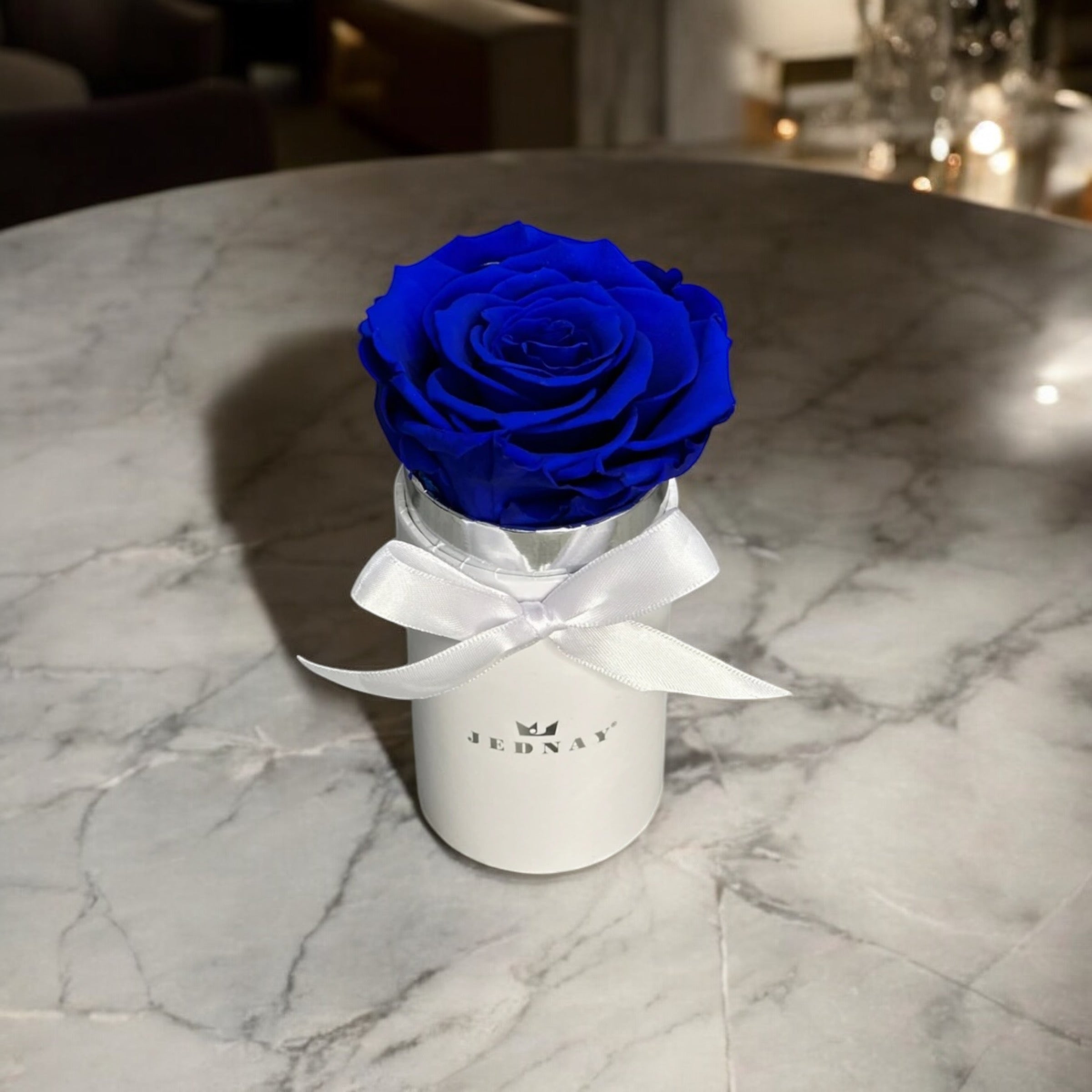 THE UNO | DEEP BLUE SEA ETERNAL ROSE | WHITE BOX